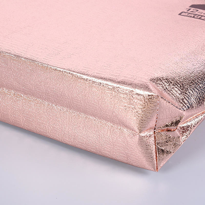 Portable Lamination Nonwoven Packaging Bag für Lebensmittel und Rose Gold Eco PP Material