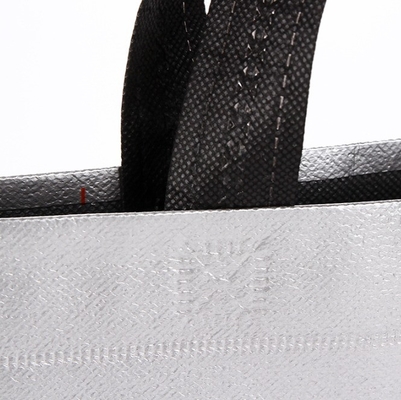 Nicht gewebte Stofftasche Custom LOGO Druck Laser Metallfilm Tote Tasche für Schals Schals