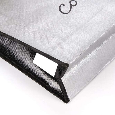 Nicht gewebte Stofftasche Custom LOGO Druck Laser Metallfilm Tote Tasche für Schals Schals