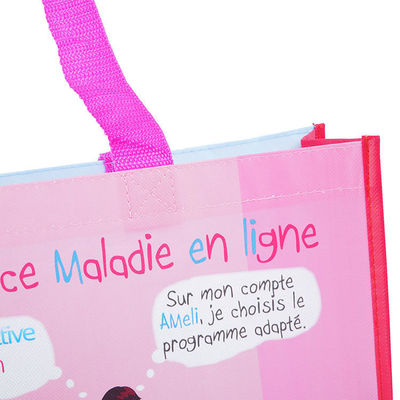 OEM/ODM Akzeptable Mehrfarbige Pp-Nichtgewebte Tote-Taschen für den Einkauf