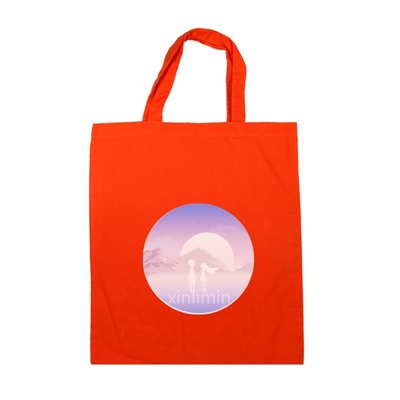 Custom Logo Custom Bio-Baumwolle Tote-Tasche Recycling-Baumwolle Leinwand-Tasche Schnürtasche