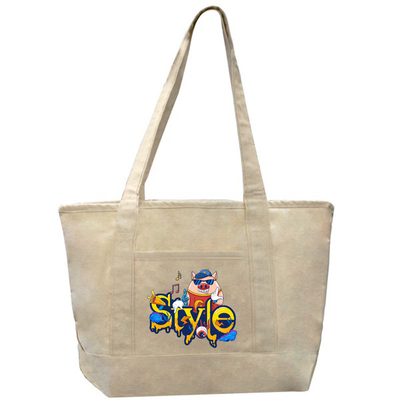 Custom Logo Custom Bio-Baumwolle Tote-Tasche Recycling-Baumwolle Leinwand-Tasche Schnürtasche