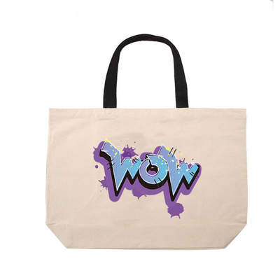 Custom Printed Logo Personalisierte leere, einfache Baumwolltüten für den wiederverwendbaren Einkauf