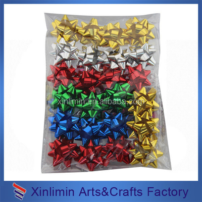 Metall-Bürstenband Weihnachtsgeschenkverpackung Kunststoffbogen für alle Arten von Geschenkboxen