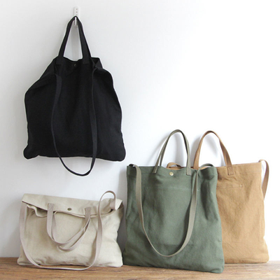 Promotion Damen natürliche langlebige Baumwolle Leinwand Shopping Tote Bag für Geschäftsshopping