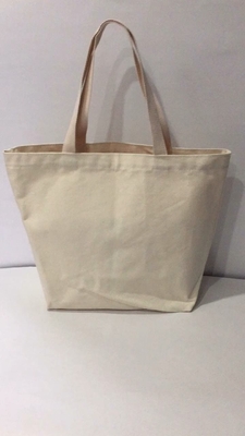 100% Baumwoll-Shopping Custom Printed Logo Beach Canvas Tote Bag für Geschäftsshopping