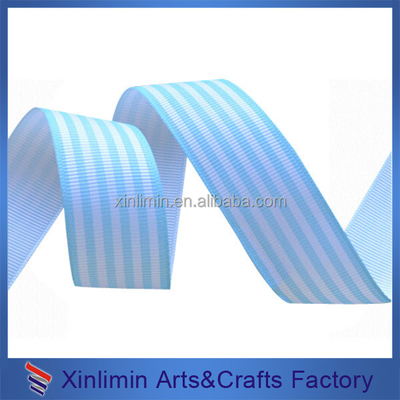 Mode und nützliche gedruckte Satin Grosgrain Moire Band für individuelle Marken
