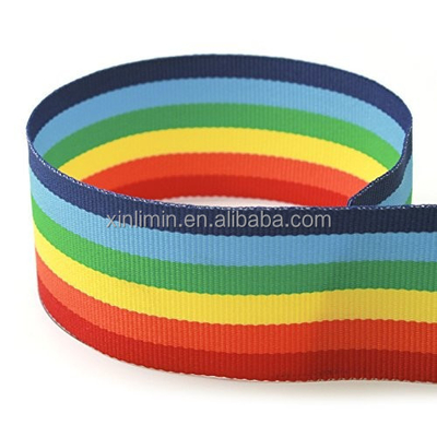 Mode und nützliche gedruckte Satin Grosgrain Moire Band für individuelle Marken