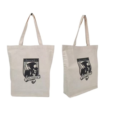 Custom Logo Shopping Tote-Taschen mit hoher Kapazität und 100% Baumwolle Canvas Beach-Taschen
