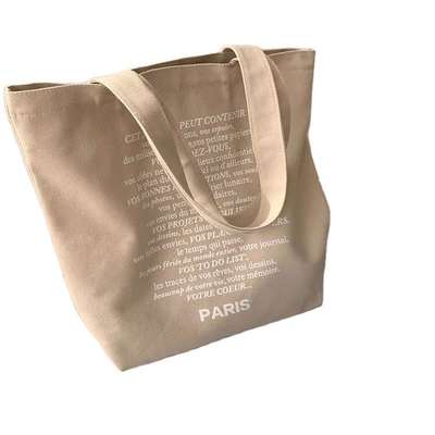 Einfach-Schulter-Portable Baumwoll-Tote-Einkaufstüte mit OEM-Service und Pantone-Farben