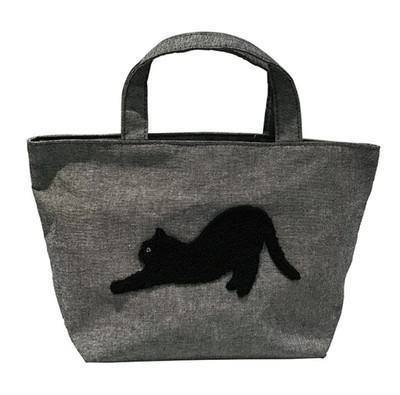 Custom Logo Love Animal 3D Handtuch Broderierte Baumwoll-Tote-Tasche für den Einkauf
