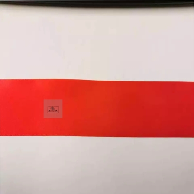 1 Zoll Satin-Bänder angepasst Farbiges Logo mit Goldfolie-Verzierung