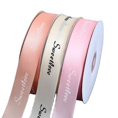 3mm-100mm Polyester Satinband in lebendigen Farben für Einseite Stil und Stoff