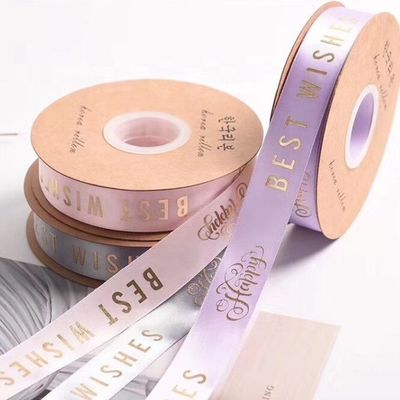 3mm-100mm Polyester Satinband in lebendigen Farben für Einseite Stil und Stoff