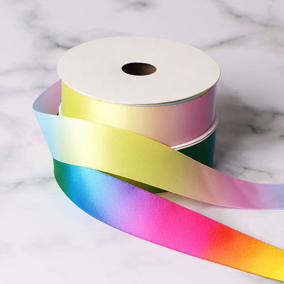3mm-100mm Polyester Satinband in lebendigen Farben für Einseite Stil und Stoff