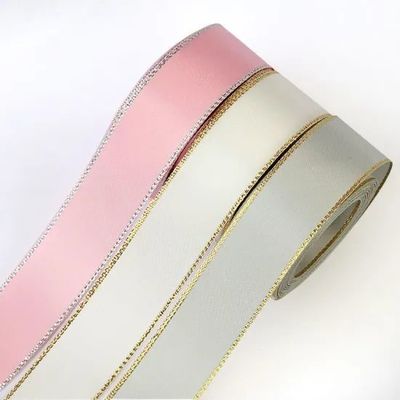 3mm-100mm Polyester Satinband in lebendigen Farben für Einseite Stil und Stoff