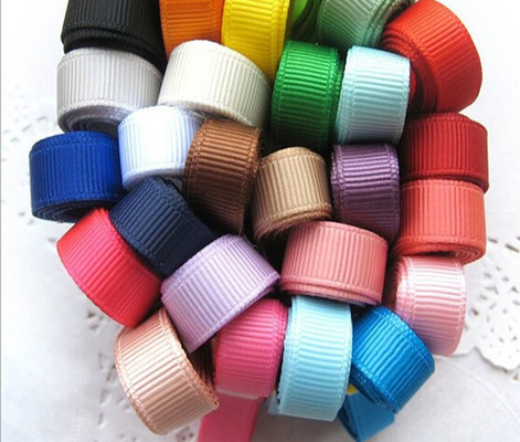 Custom Streifen Polyester Druck Grosgrain Band mit 7 Tagen Probe Bestelllaufzeit