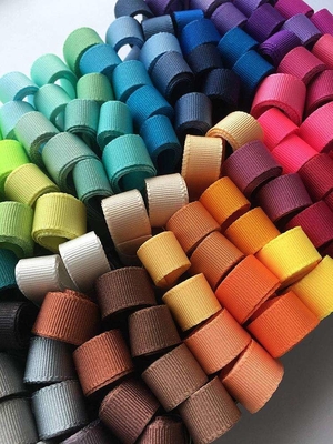 Custom Streifen Polyester Druck Grosgrain Band mit 7 Tagen Probe Bestelllaufzeit