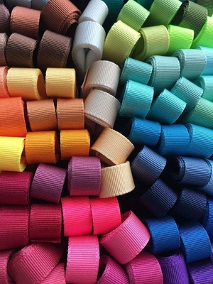 Custom Streifen Polyester Druck Grosgrain Band mit 7 Tagen Probe Bestelllaufzeit