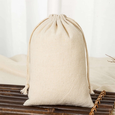 Custom Logo Öko-freundliche Luxus-weiche Baumwolltasche für langlebige Schmuckorganisation