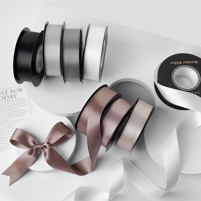 Custom Print Luxus Marke Personalisierte Valentinstag Frohe Weihnachten Geschenkband mit Logo