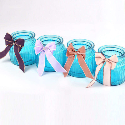 Einfache Ivory Satin Car Ribbon Bogen für Hochzeitshaare Accessoires