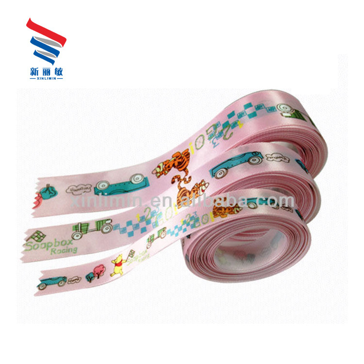 Niedriges Mindestmaß für gedruckte 3 Zoll Satin-Bandband