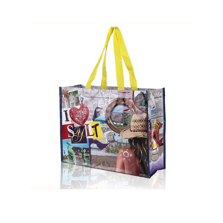 Akzeptable OEM/ODM-Anpassung Druck wiederverwendbares Lebensmittel PP-Laminat nicht gewebte Tote-Tasche