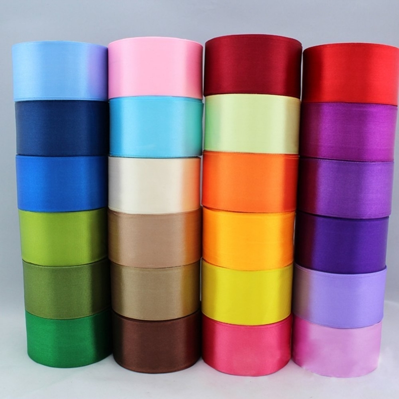 Verpackungsband mit individuell gedrucktem Logo 3 mm-100 mm Breite Satin/Grosgrain Stofftyp