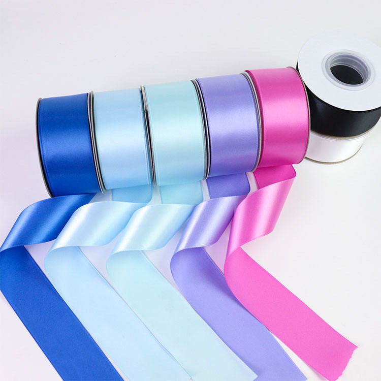 100% Polyester Einseitig Satinband in 196 Farben 38mm 50mm 100 Yards/Rolle