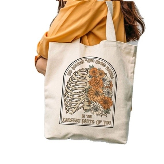 Personalisiertes Logo Große Bio-Baumwolle Leinwand Lebensmittelgeschäft Tote Bag für OEM / ODM